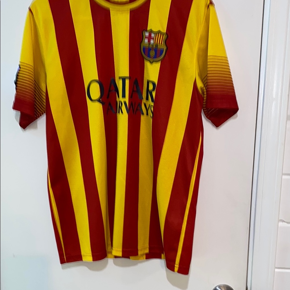 Red and Yellow Striped Jersey